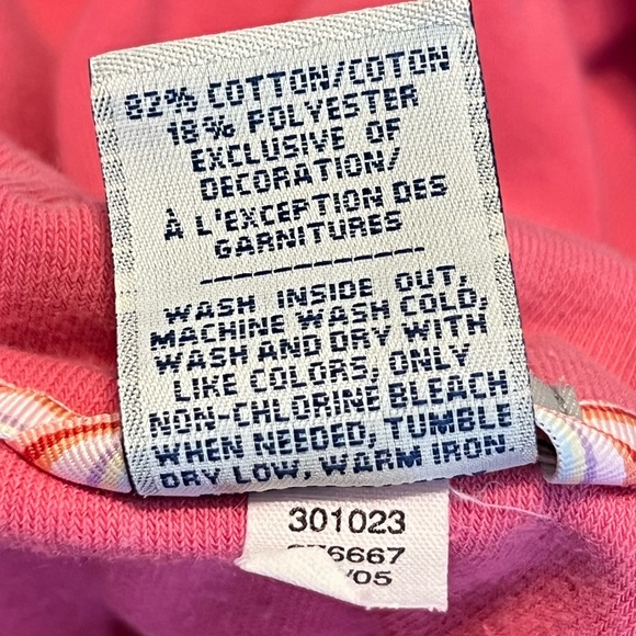 Vintage Old Navy Pink Terry Cloth Zip Up Hooded Jacket Perfect Fit XXL - Picture 4 of 9